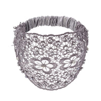 Cross-border Explosions Hollow Hair Band Nail Beads Shake Voice Internet Celebrity Wide-brim Pressing Hair Covering White Hair Headband Female Headwear Headband Hair Band