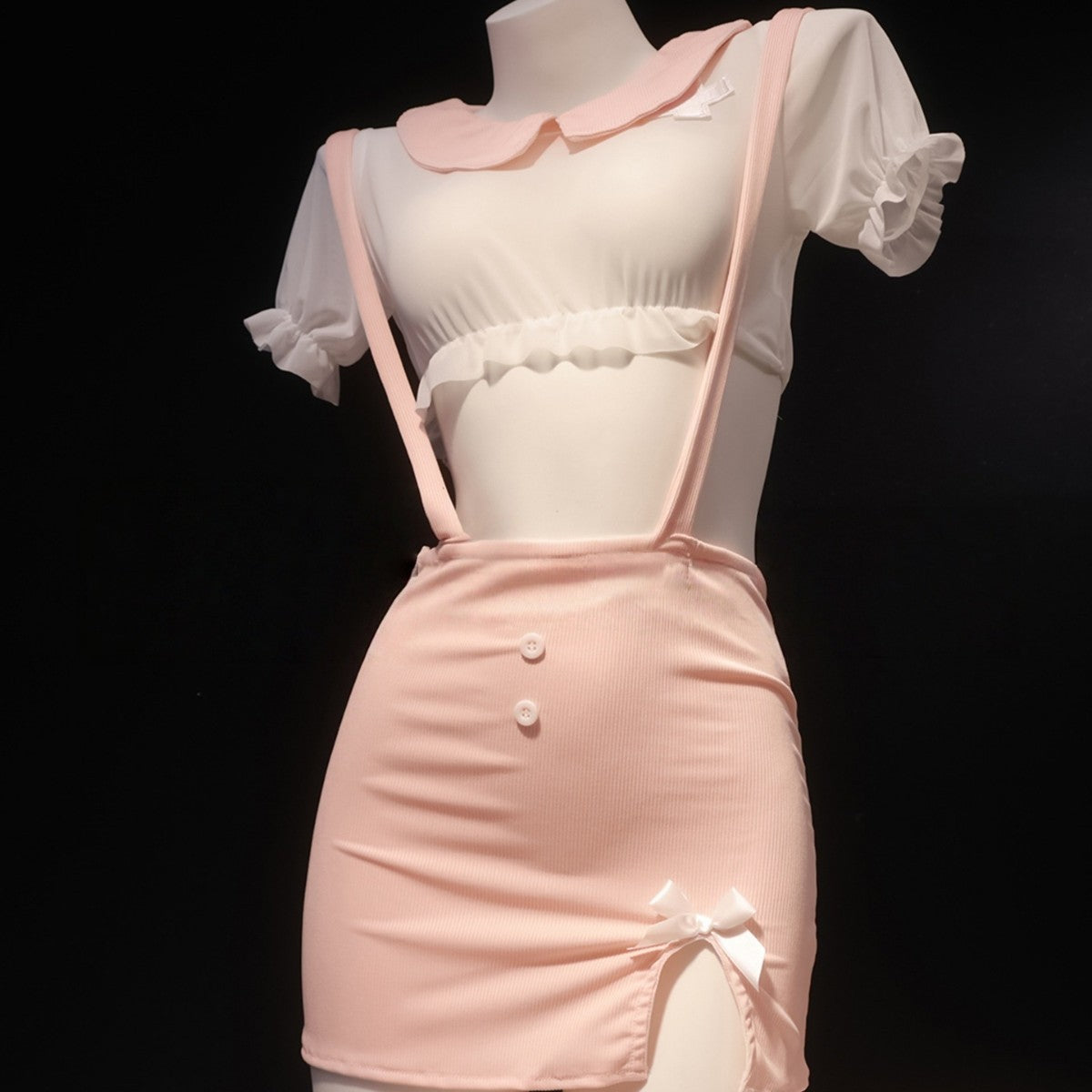 Cosplay High-End Lingerie Nurse Uniform Short Skirt Flirting Plus-Size Nightclub Female Host Outfit Pure Desire Style Set