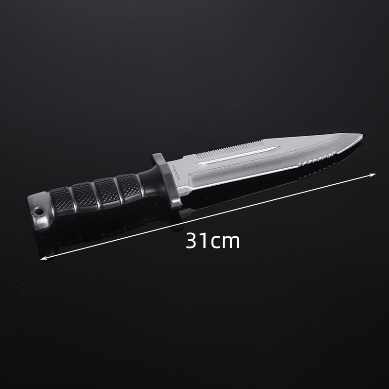 Zhushengda Halloween Mini Toy Sword Set Realistic Weapon Toy Knife Pu Soft Rubber Material Props