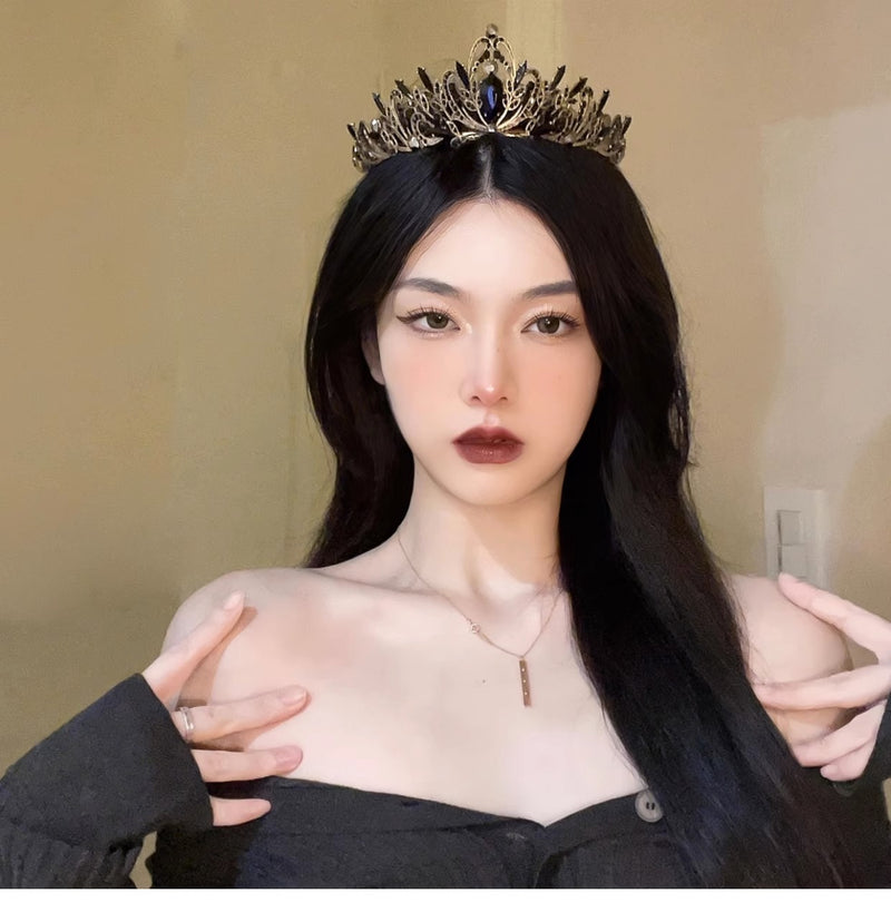 Fairy Crown Headwear Female Birthday Princess Eighteen Year Old Adult Crown Cyber Celebrity Bride Wedding Dress Halloween Crown