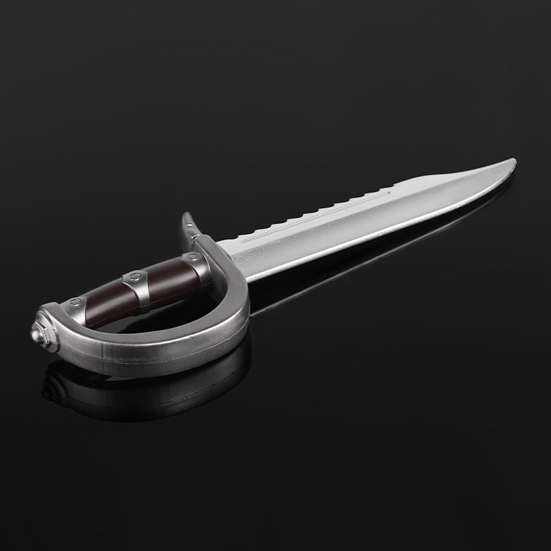 Zhushengda Halloween Mini Toy Sword Set Realistic Weapon Toy Knife Pu Soft Rubber Material Props