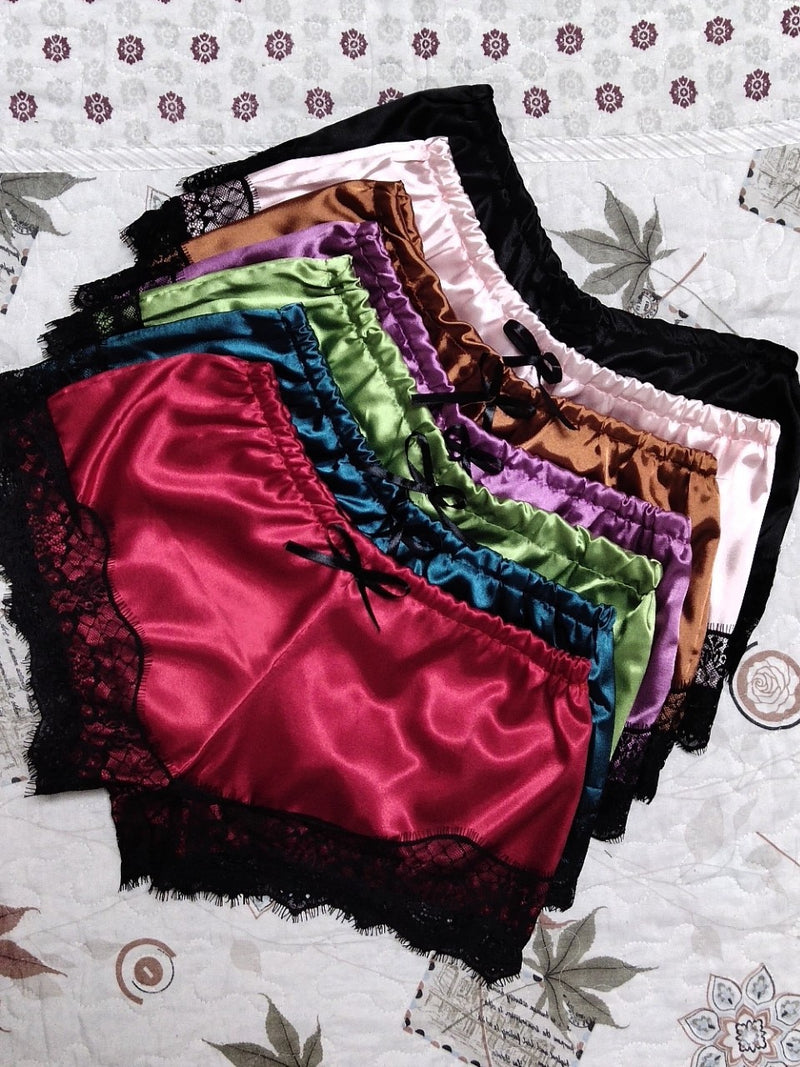 Summer Women's Silk Sling Princess Pajamas Sexy Temptation Two-piece Underwear Nightwear Home Clothes