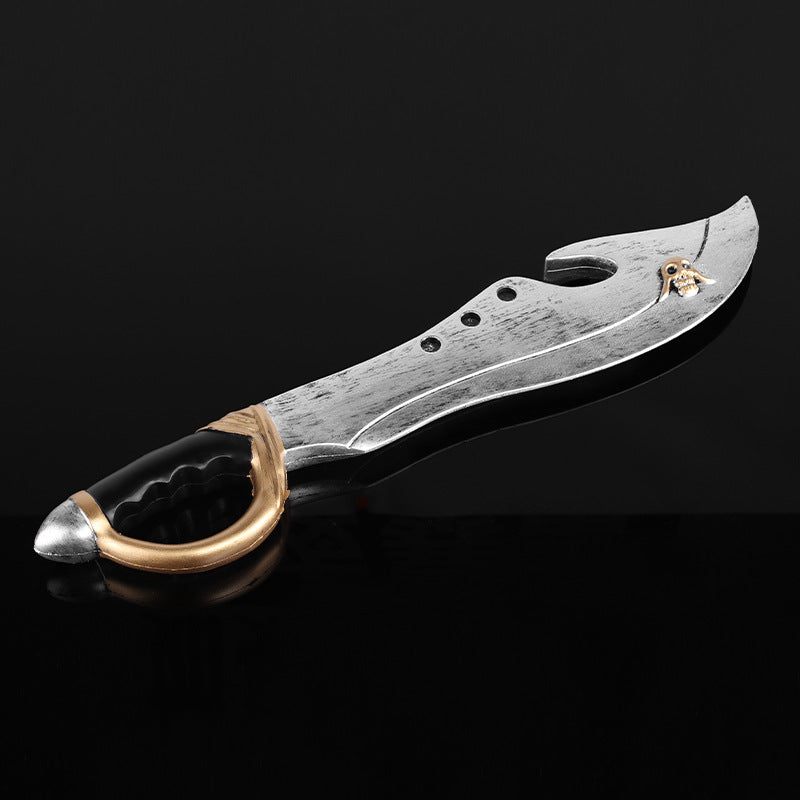 Zhushengda Halloween Mini Toy Sword Set Realistic Weapon Toy Knife Pu Soft Rubber Material Props