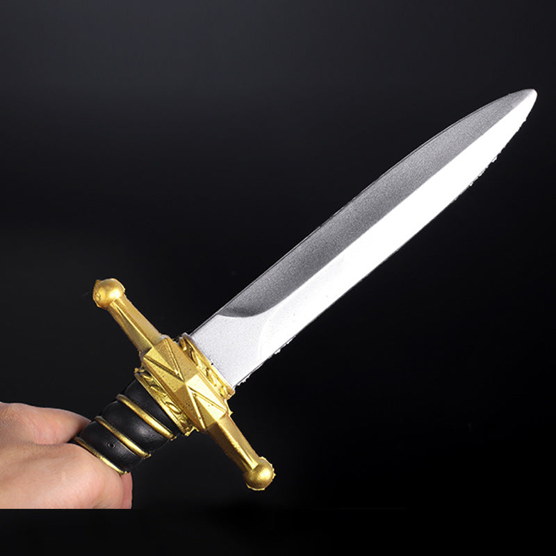 Zhushengda Halloween Mini Toy Sword Set Realistic Weapon Toy Knife Pu Soft Rubber Material Props