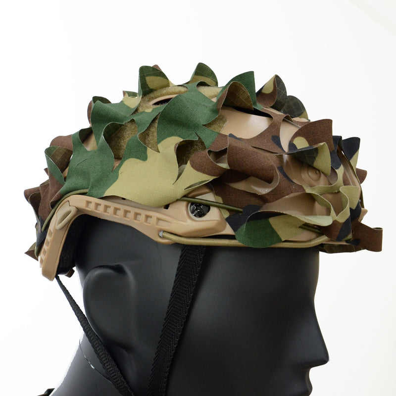 Fast Tactical Helmet Helmet Cover Army Fans CS Games Field Equipment 3D Tactical Helmet Camouflage Cloth Dark Camouflage