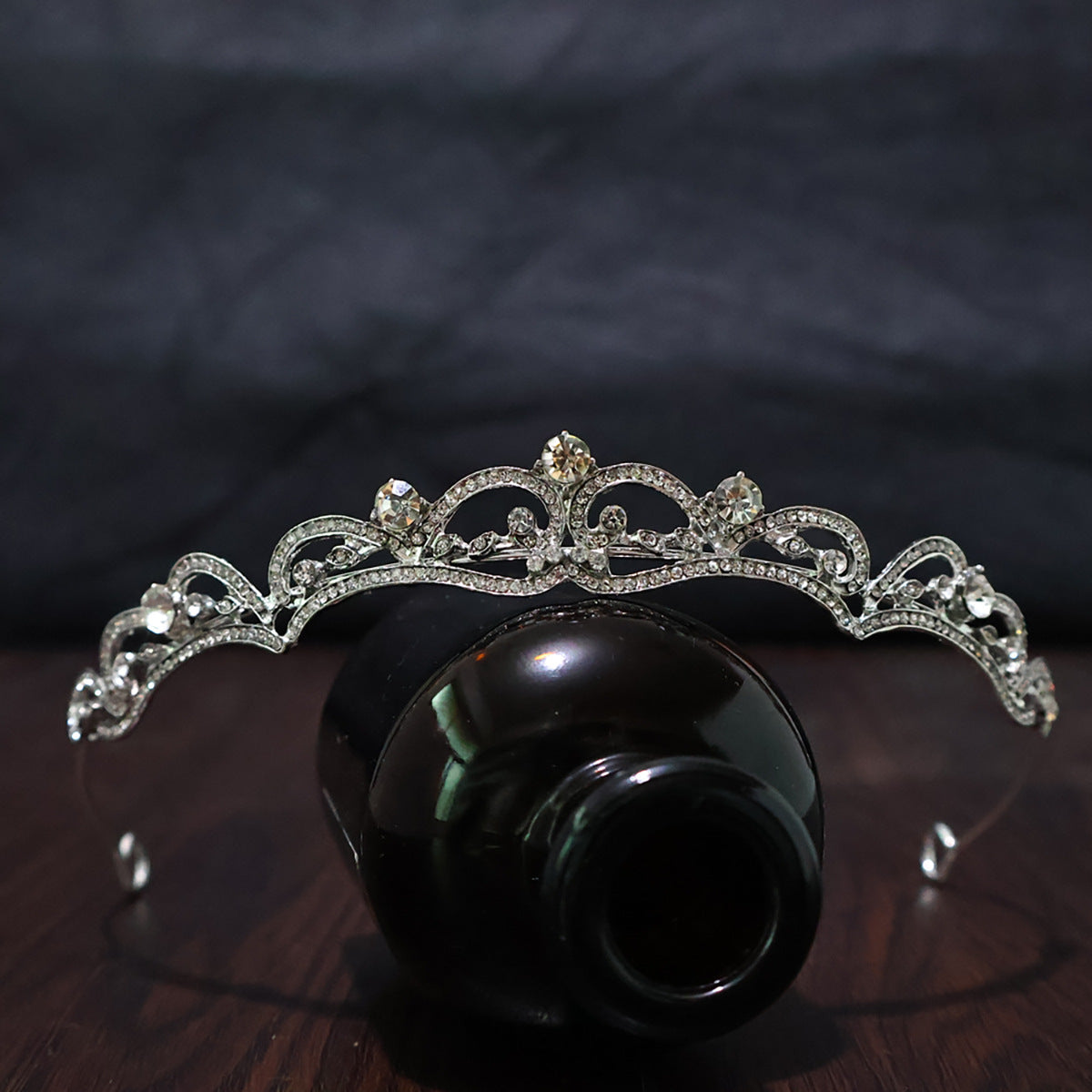 Crown Headwear Bride Fairy Hair Accessories Crown Women's Birthday Performance Headband Princess Wedding Dress Accessories Cross Border