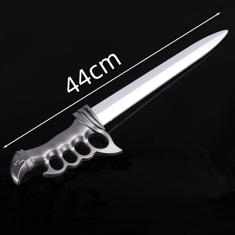 Zhushengda Halloween Mini Toy Sword Set Realistic Weapon Toy Knife Pu Soft Rubber Material Props