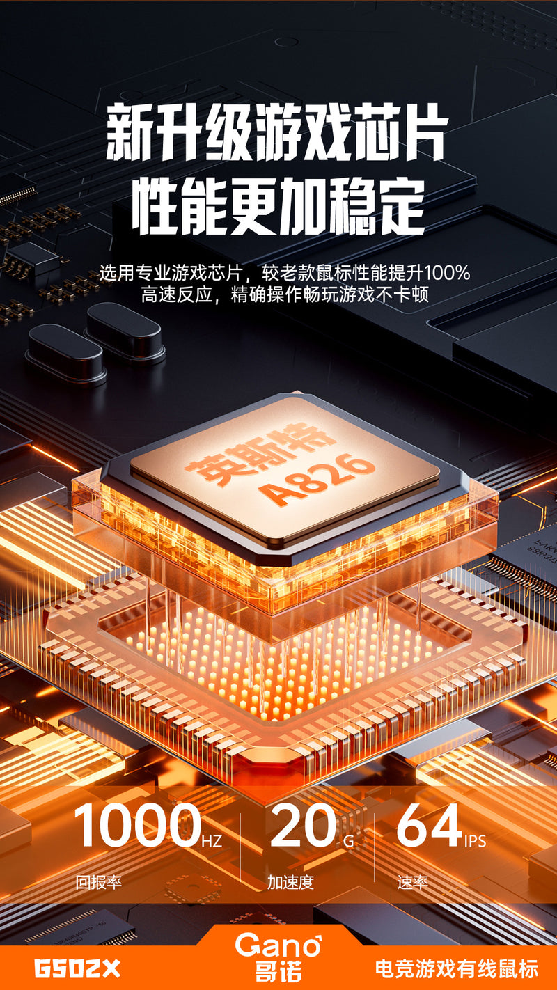 Value Explosions G502X E-sports Game Mouse Wired Macro RGB Internet Cafe usb Press Gun Macro Definition Eat Chicken cf