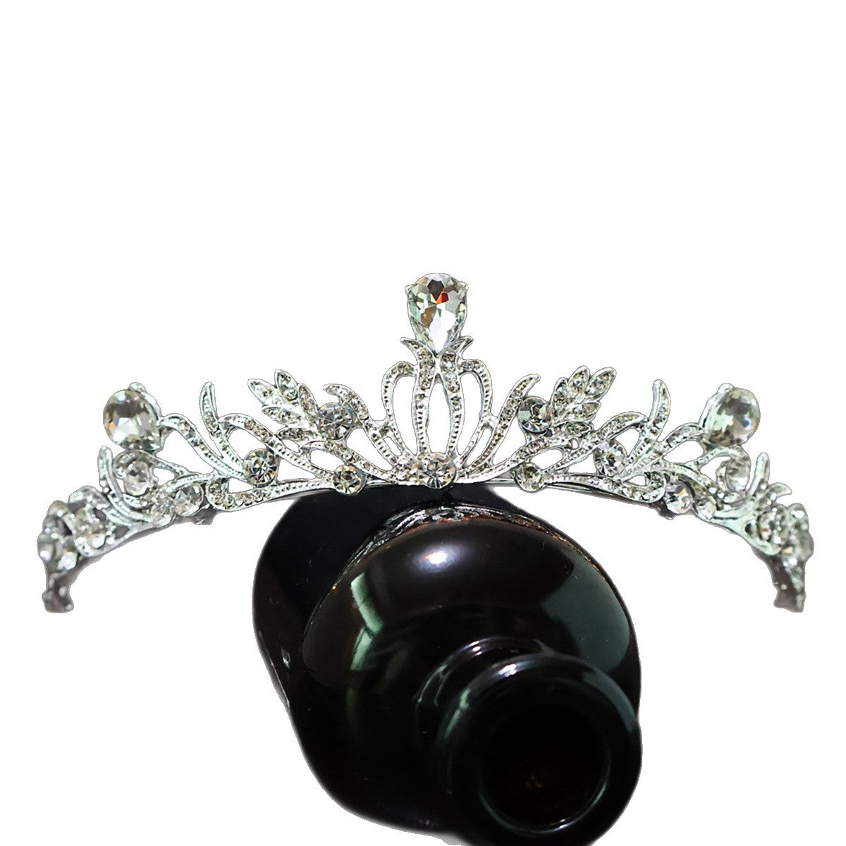 Crown Headwear Bride Fairy Hair Accessories Crown Women's Birthday Performance Headband Princess Wedding Dress Accessories Cross Border