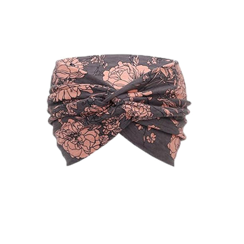 Bohemian Yoga Sports Headband Women's Elastic Non-Slip Wide Headband Exercise Running Sweat-Absorbent Women's European and American Headband