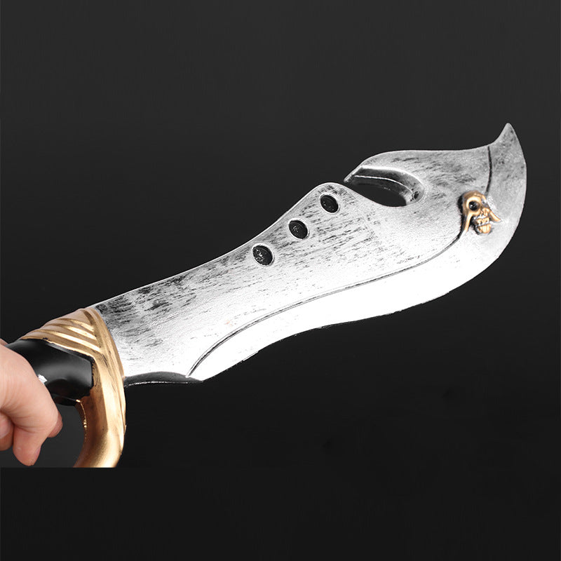Zhushengda Halloween Mini Toy Sword Set Realistic Weapon Toy Knife Pu Soft Rubber Material Props