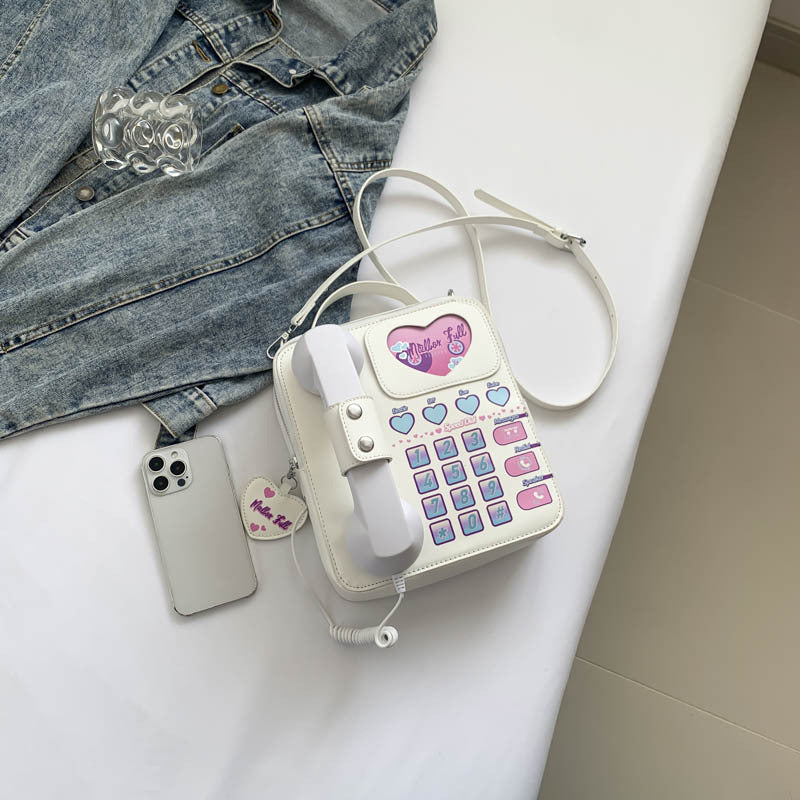 Foreign Trade Niche Design Bags Women's Bag 2024Ins Style Creative Crossbody Small Square Bag Outing Personalized Shoulder Bag