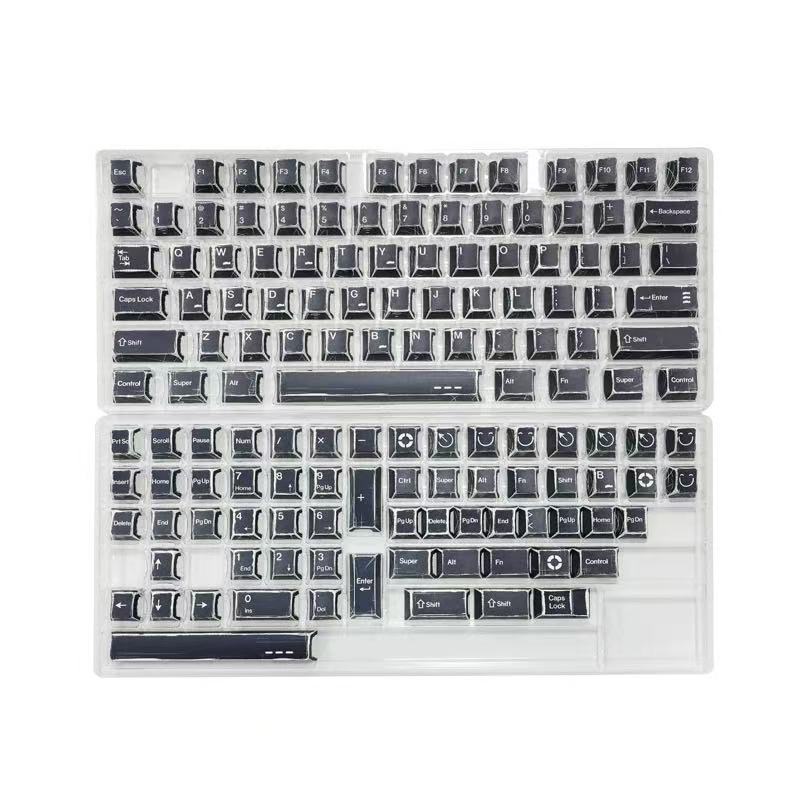 Gundam Comic Hundred Mixed Lamp Key Cap Original Height 136 Key Full Set Classic Simple Mechanical Keyboard Key Cap Key Meow