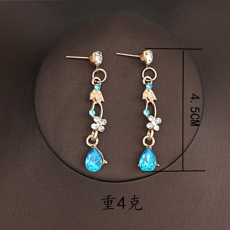 Bridal headdress suit hair accessories crown headband earrings wedding Korean wedding necklace jewelry wedding accessories wholesale