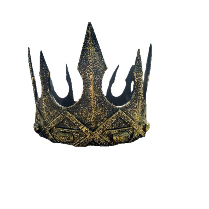 Retro Medieval King Crown Halloween Snow White Queen Crown Cosplay Birthday Crown