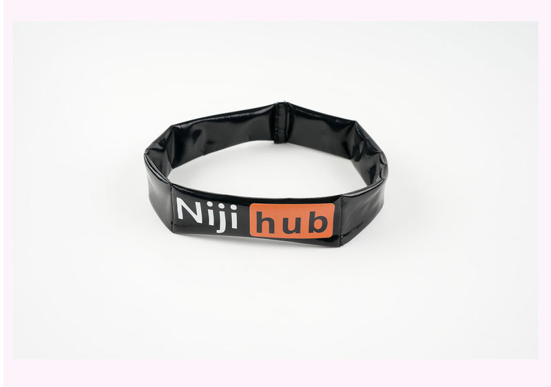 Sexy Patent Leather Nijihub Strap Bikini Two-Dimensional Private Home Clothes Girls Anime Pajamas C2060