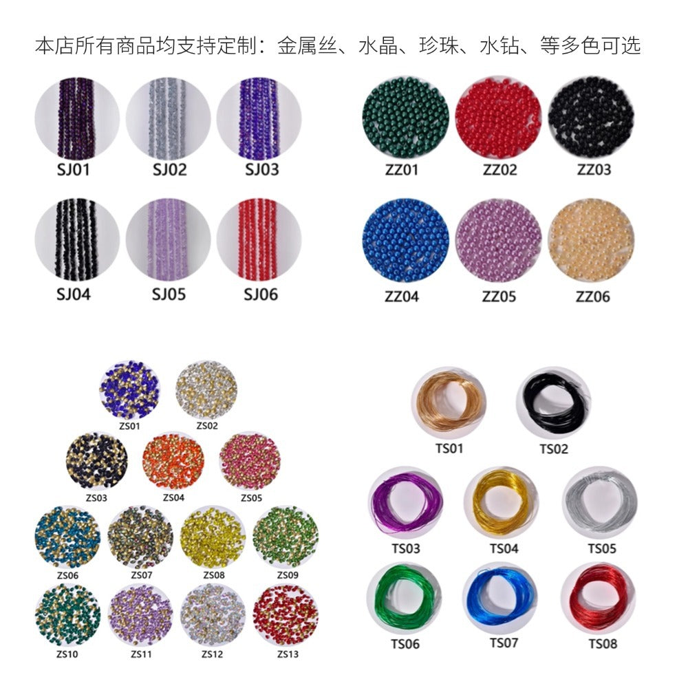 Youlapan Hp596 European and American Fashion Bridal Hair Comb Hand-Beaded Alloy Leaf Hair Accessories Hair Styling Accessories