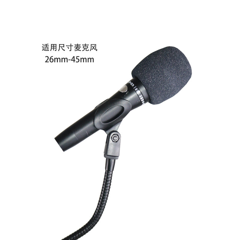 2025 Crossbar Microphone Stand Frosted Metal Adjustable Height Floor Stand Live Performance Microphone Stand