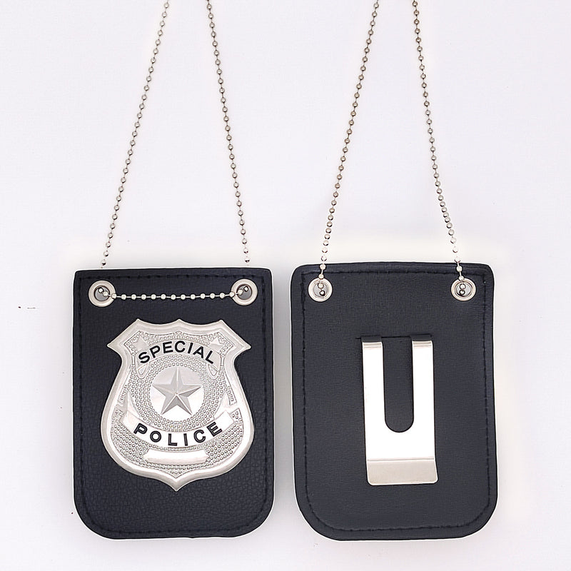 Amazon Kids Toy Police Micro Accessories Halloween Police Cosplay Accessories Badge Metal Police Badge