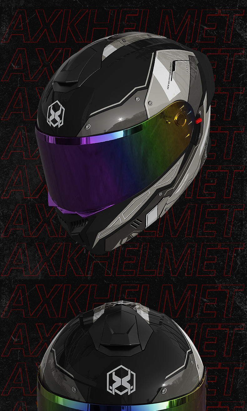 Foreign Trade Motorcycle Helmet Men's Face Helmet Four Seasons Universal Electric Vehicle Women's Motorcycle Half Helmet Winter Warm Safety Helmet