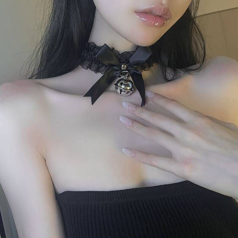 Halloween Party Masquerade Catgirl Headwear Black Lace Veil Cyber Celebrity Caution Cat Rabbit Ear Headband