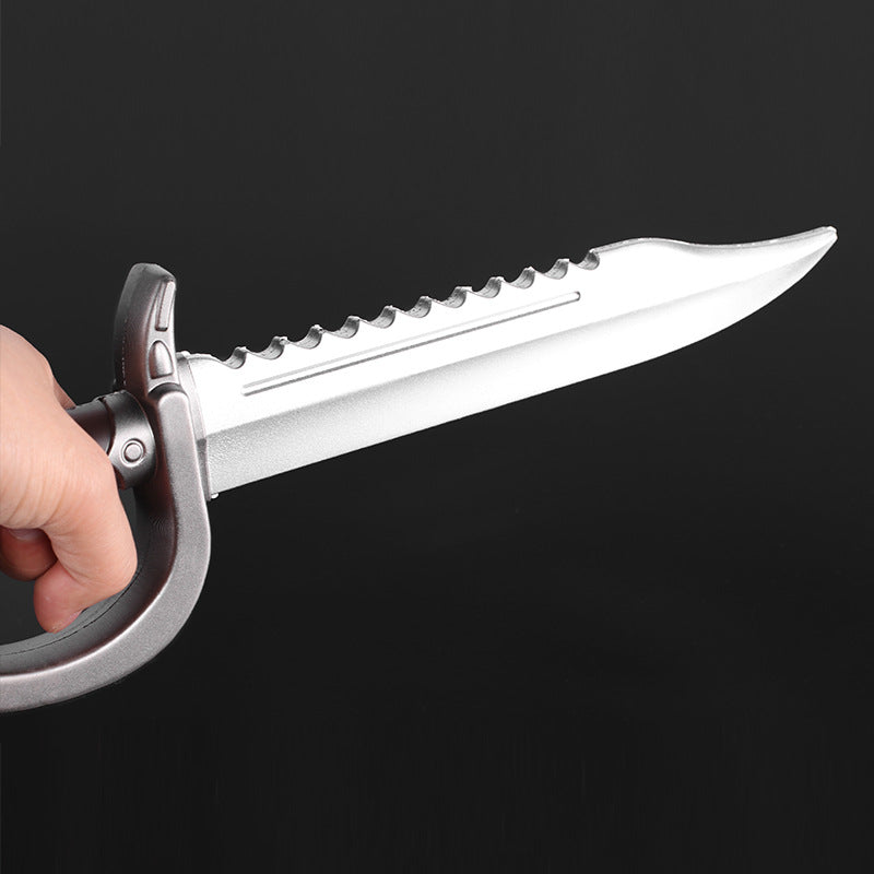Zhushengda Halloween Mini Toy Sword Set Realistic Weapon Toy Knife Pu Soft Rubber Material Props