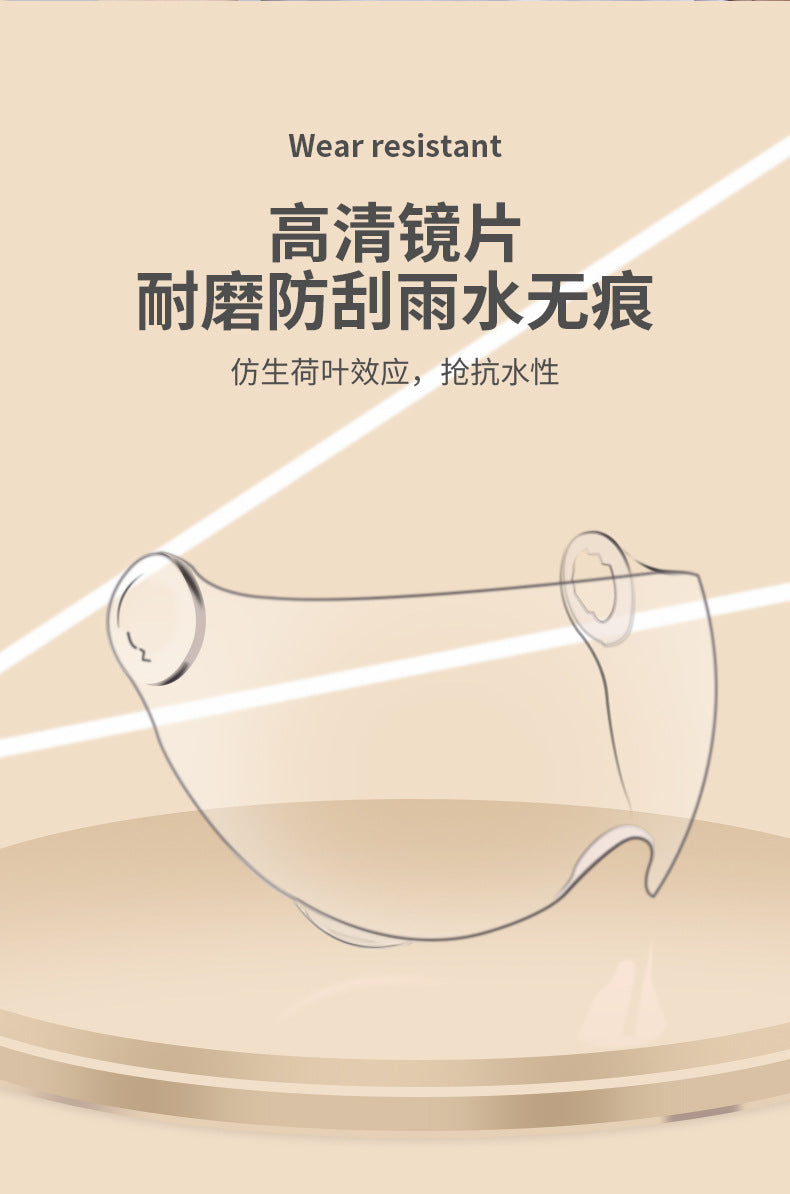 3C certification electric car helmet unisex windproof half helmet summer sun protection portable battery car safety helmet