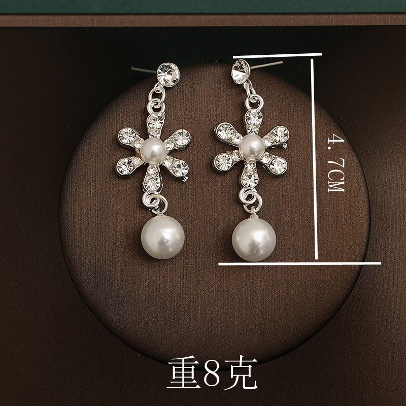 Bridal headdress suit hair accessories crown headband earrings wedding Korean wedding necklace jewelry wedding accessories wholesale