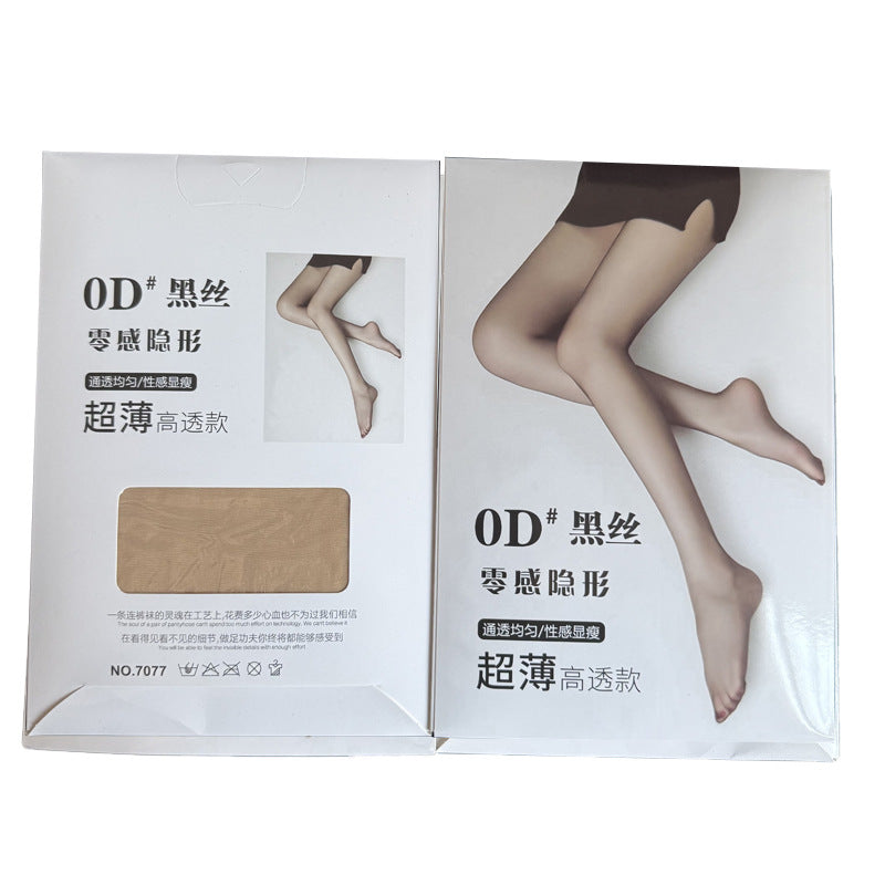 Black 0d Silk Stockings Women's Spring and Autumn Summer Ultra-thin Anti-hook Sericized Leg Artifact High Transparent Mint Mambo Pantyhose
