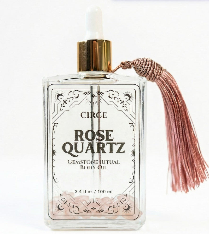 Rose Quartz Body Oil – Crystal Self-Love & Glow | 3.4 oz