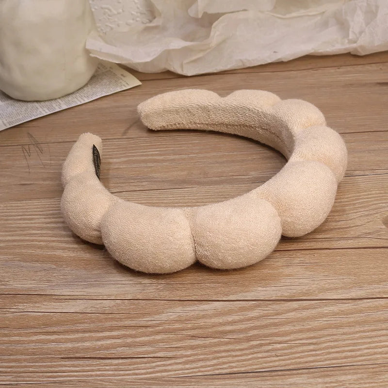 Fashion Sponge Headband For Women Hair Accessories Multifunction Head Band For Face Washing Makeup Removal Shower Hair Band