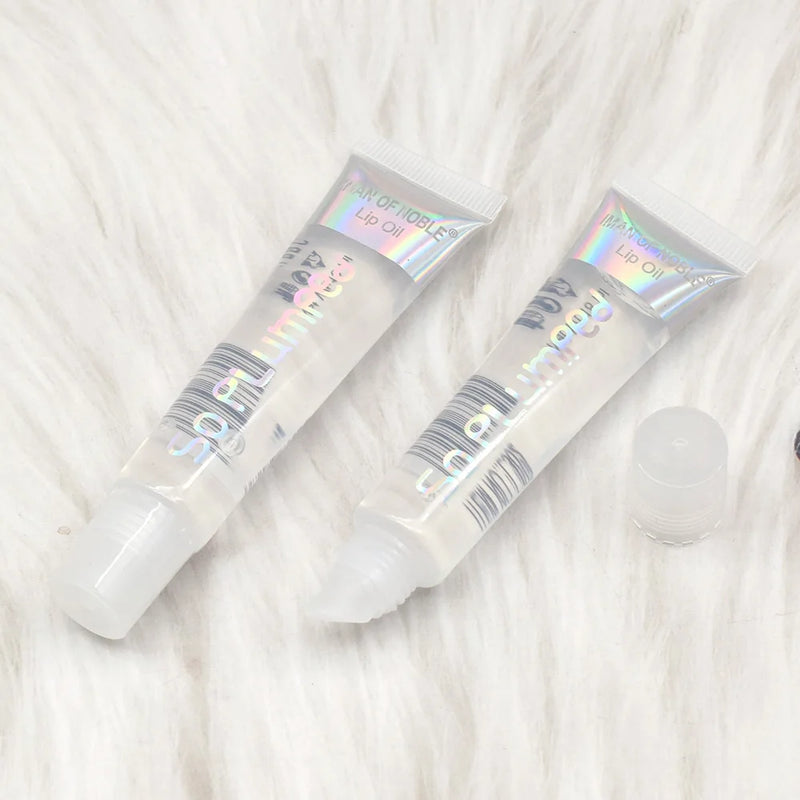 6Pcs Fruity Flavor Watery Glossy Lip Gloss Set Clear Lip Gel Hydrating Moisturizing Lip Gloss Women Lips Makeup Wholesale