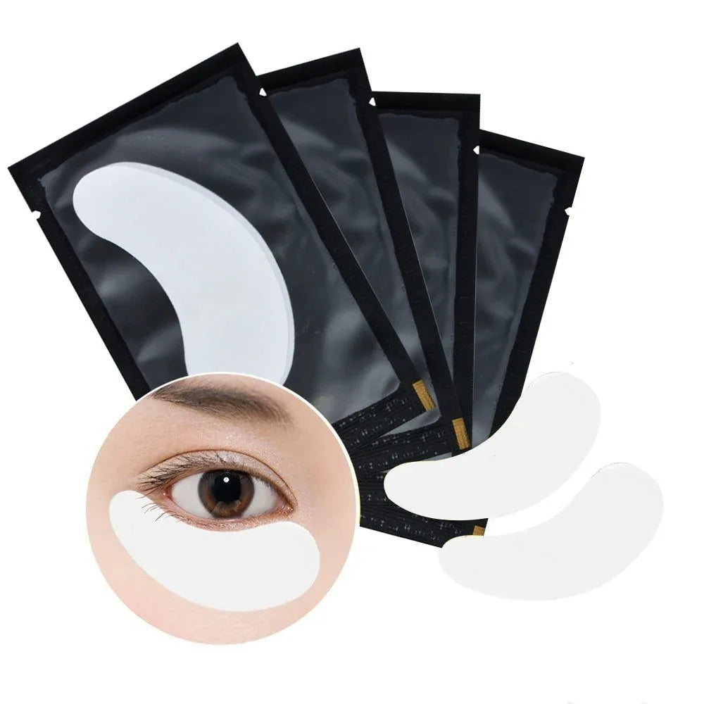 100pairs eye patches eyelash extension under eyelashes fake lashes stickers lash extension supplies patches for building eyelid