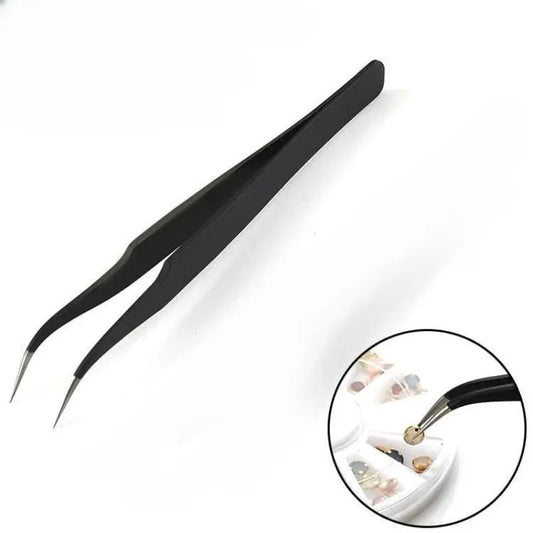 Pliers Stainless Steel Precision Electronic Components Jewelry Sequins Pliers Eyelashes Nails Bird's Nest Hair Pliers