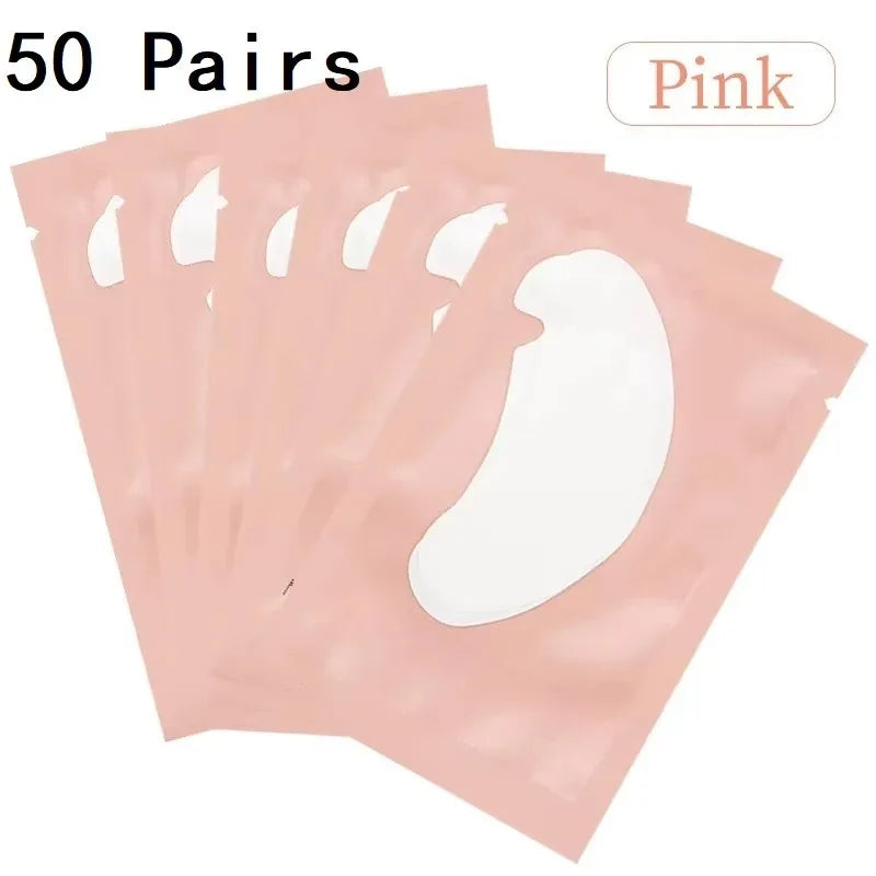 100pairs eye patches eyelash extension under eyelashes fake lashes stickers lash extension supplies patches for building eyelid