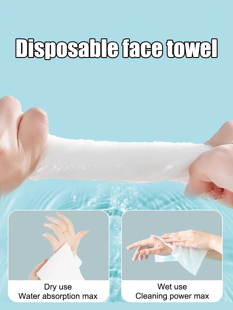 Flower face towel, pure cotton disposable face towel, thickened makeup remover pad, soft cleansing pad, face towel Facial makeup