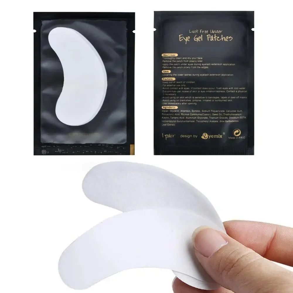 100pairs eye patches eyelash extension under eyelashes fake lashes stickers lash extension supplies patches for building eyelid