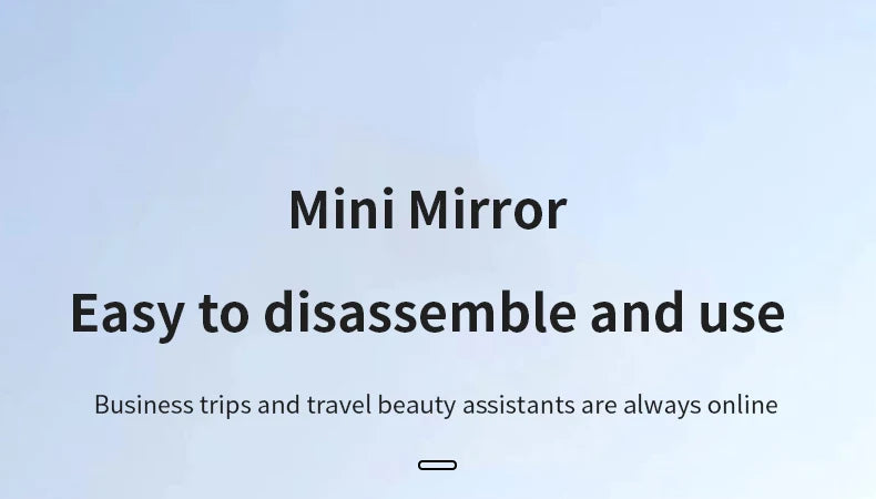 Car Interior Mirrors Sun Visor Plate LED HD Makeup Mirror for Girls Women Rechargeable Fill Light Universal Thin Vanity Mirror