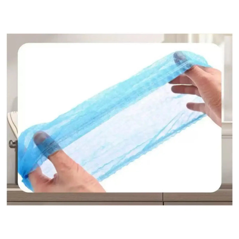100 PCS Disposable Microblading Non Woven Fabric Makeup Hair Net Cap Sterile Hat Chef Catering Dust Strip Bathroom Supplies - hover