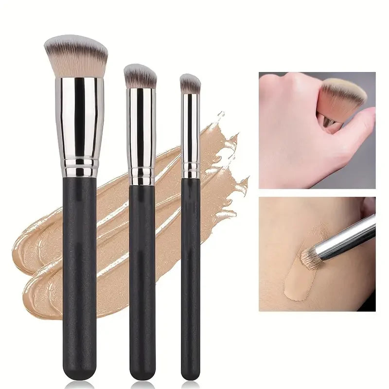 Foundation concealer brush, nose contour blush brush, perfect dense makeup brush for the eyes, ideal gifts & convenient travel