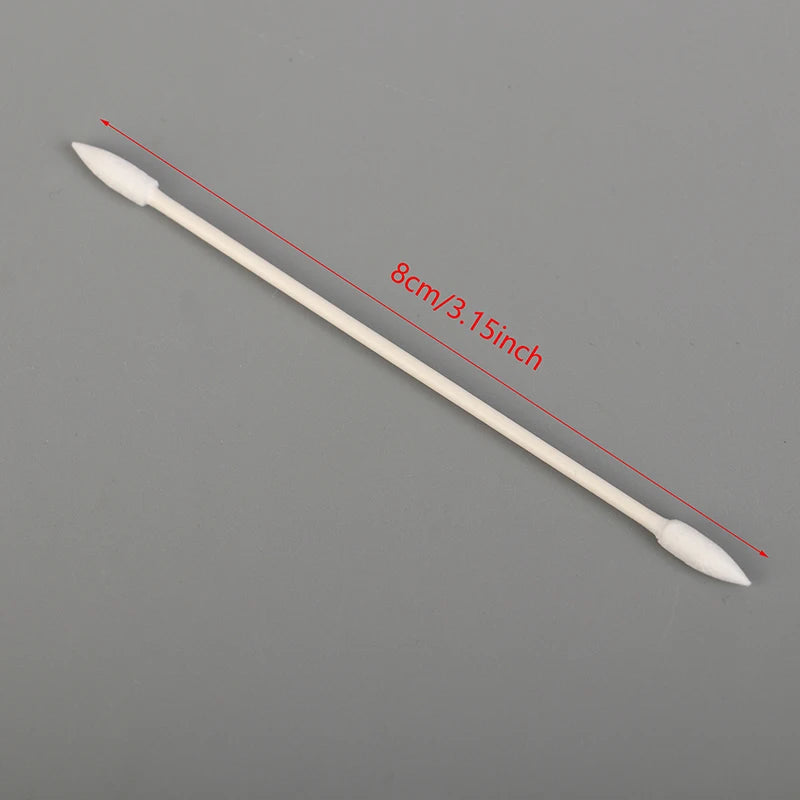 25 Pcs/bag Disposable Cotton Swab Cosmetics Permanent Makeup Health Medical Ear Jewelry Clean Sticks Buds Tip Cotton Head Swab